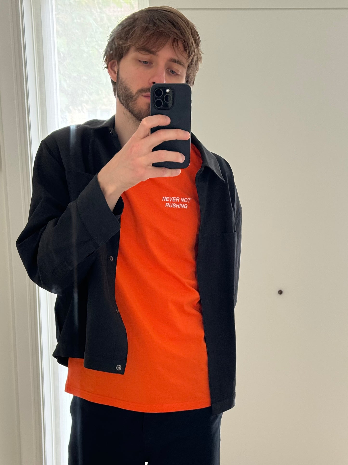 Never Not Rushing Orange π Tshirt